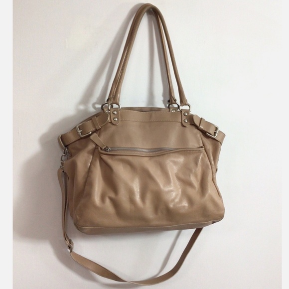 Garnet Hill Italian Shoulder Bag - Picture 1 of 7